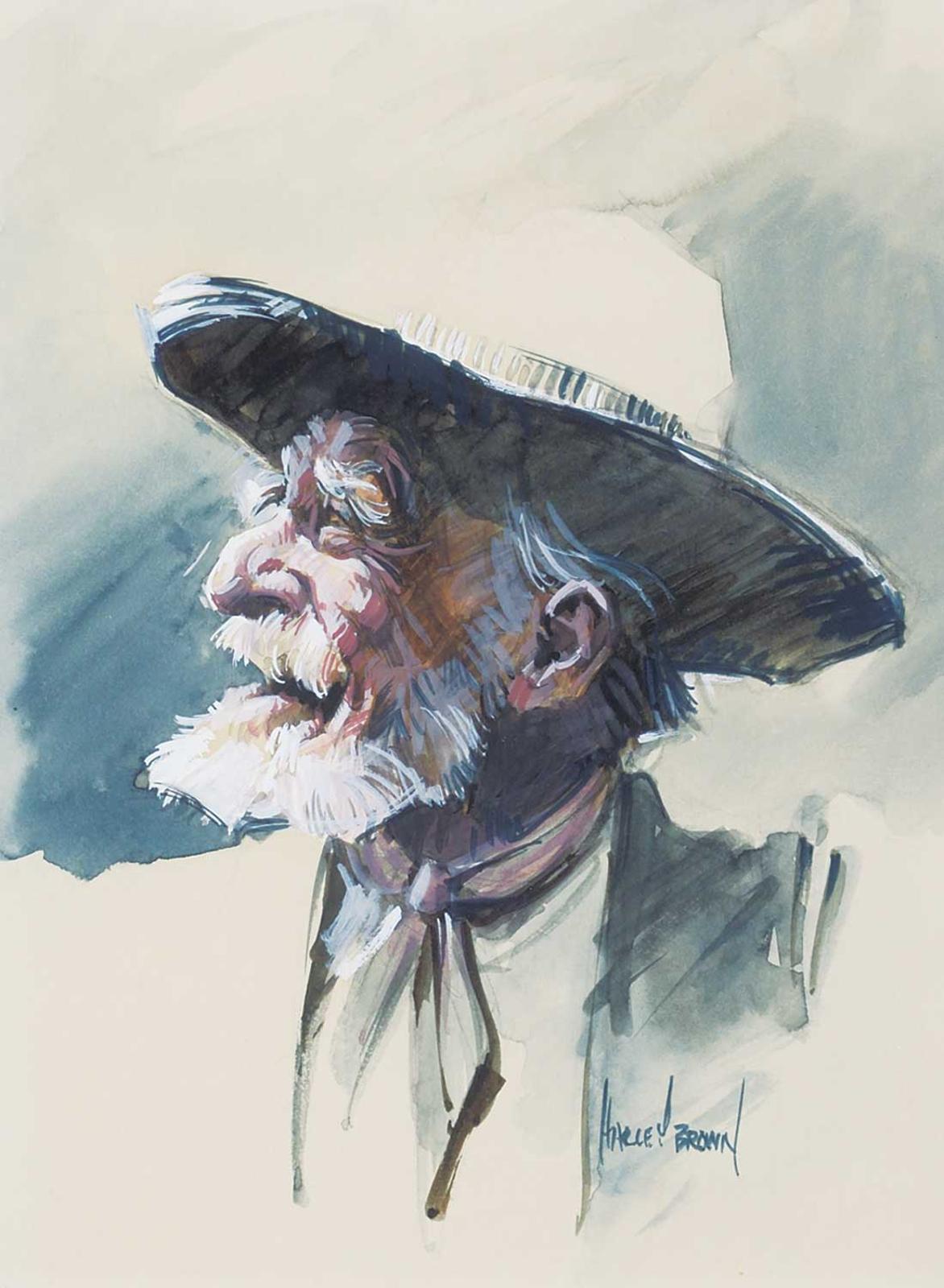 Harley W. Brown (1939) - Untitled - An Old Man's Pride