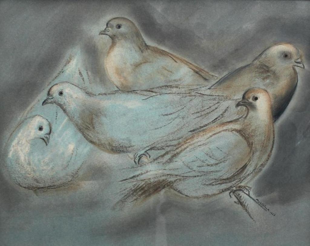 Louis Muhlstock (1904-2001) - Pigeons