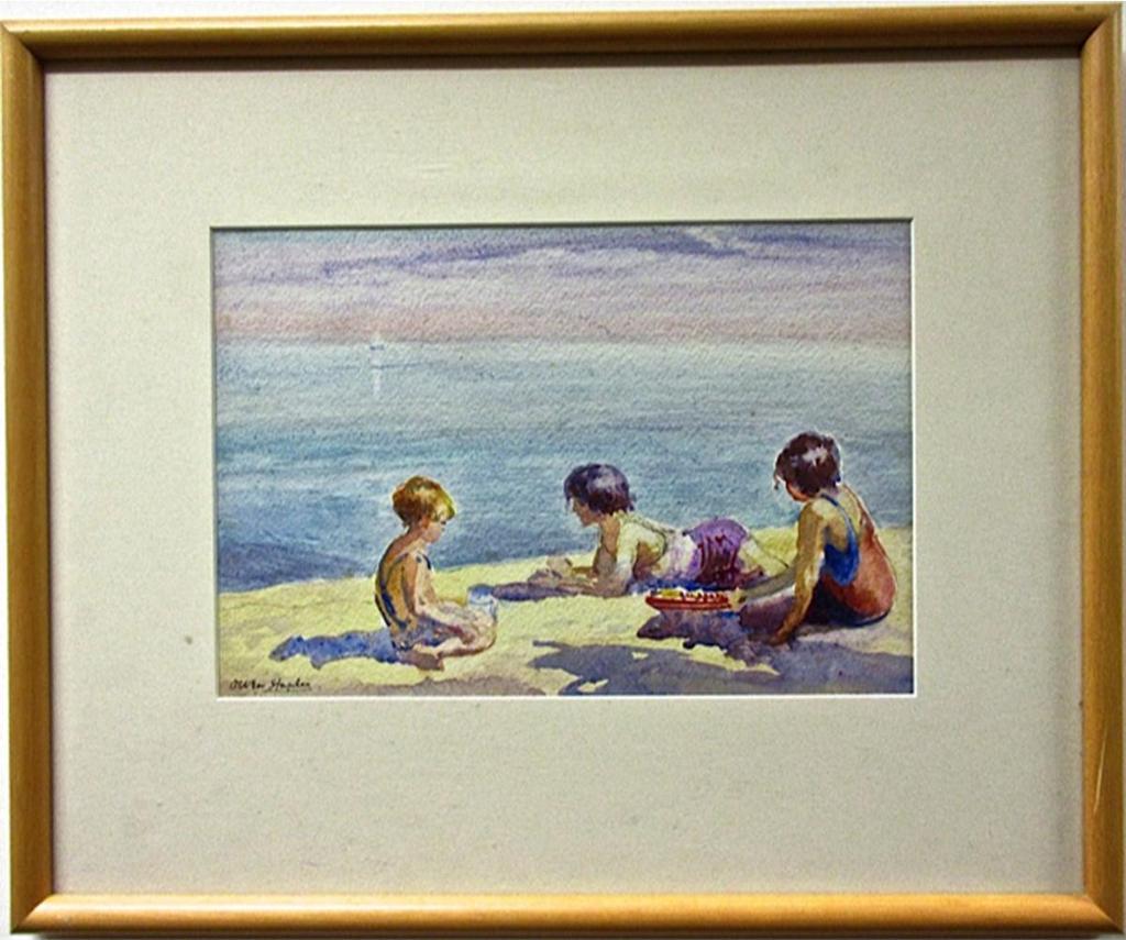 Owen B. Staples (1866-1949) - Untitled (On The Beach)