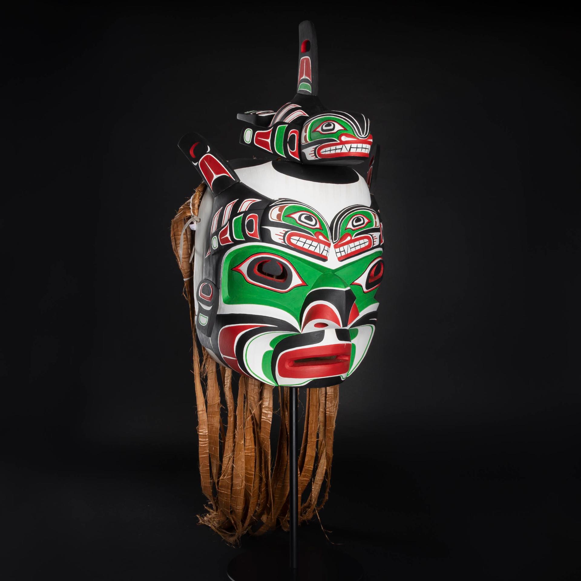 Gene Brabant - Articulated Kwag-Uilth  Killer Whale Mask