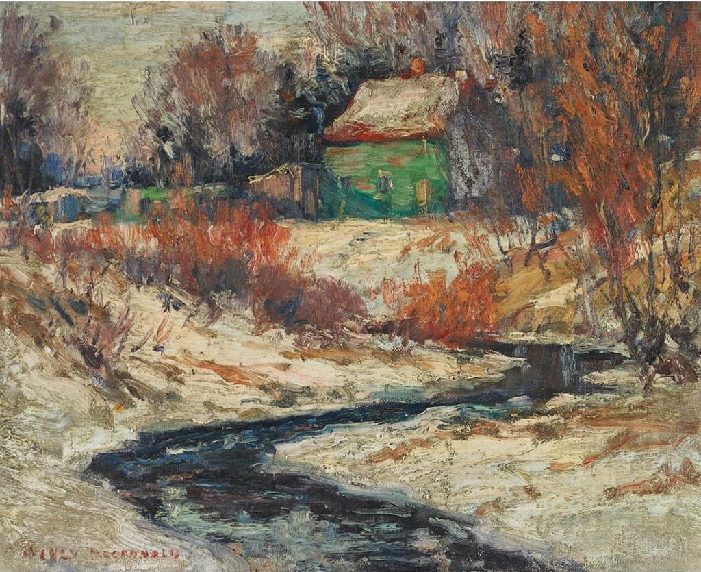 Manly Edward MacDonald (1889-1971) - The Creek In Winter