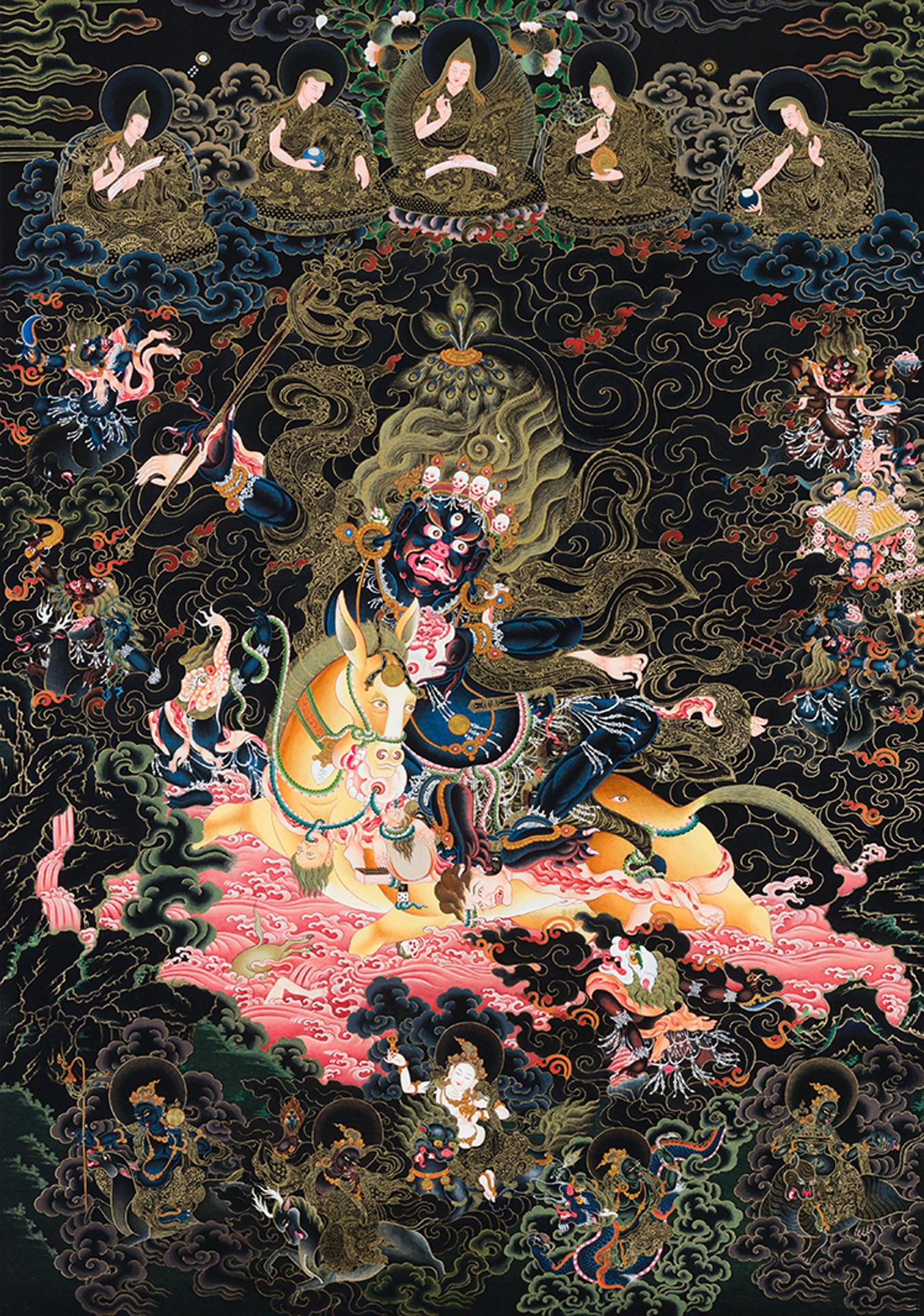Romio Shrestha - Thangka of Palden Lhamo