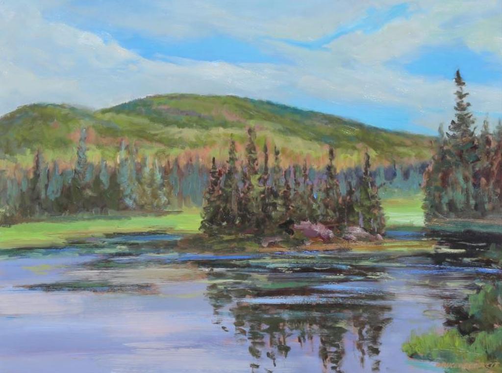 Bruce Allen Heggtveit (1917-2002) - Springtime Fortune Lake, Gatineau Park, Quebec