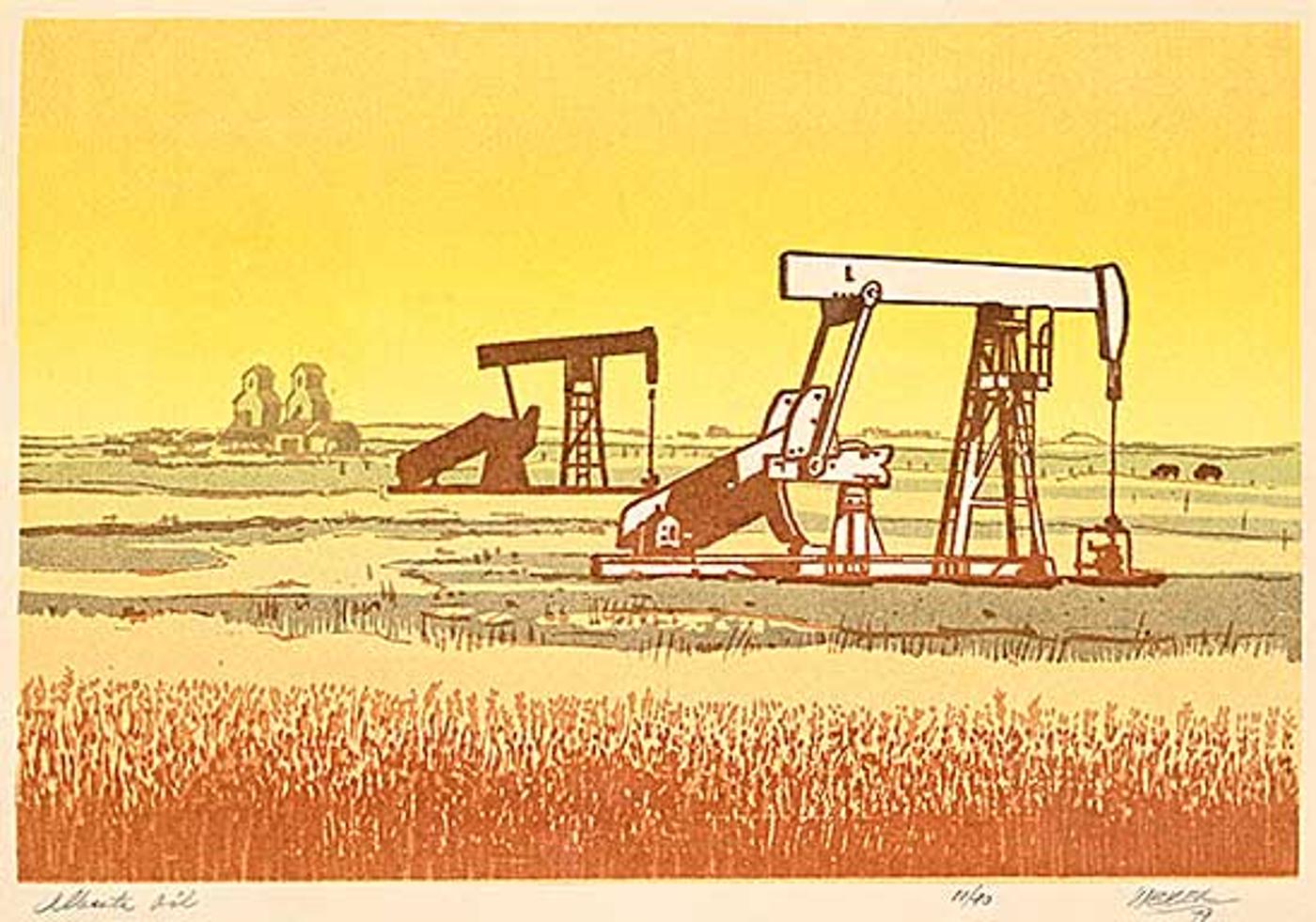 George Weber (1907-2002) - Alberta Oil #11/90