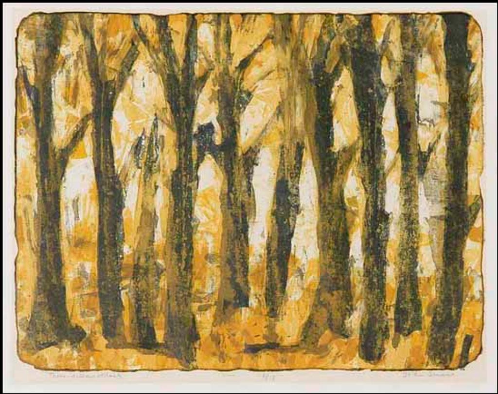 John Harold Thomas Snow (1911-2004) - Trees - Yellow & Black (00760/2013-0119)