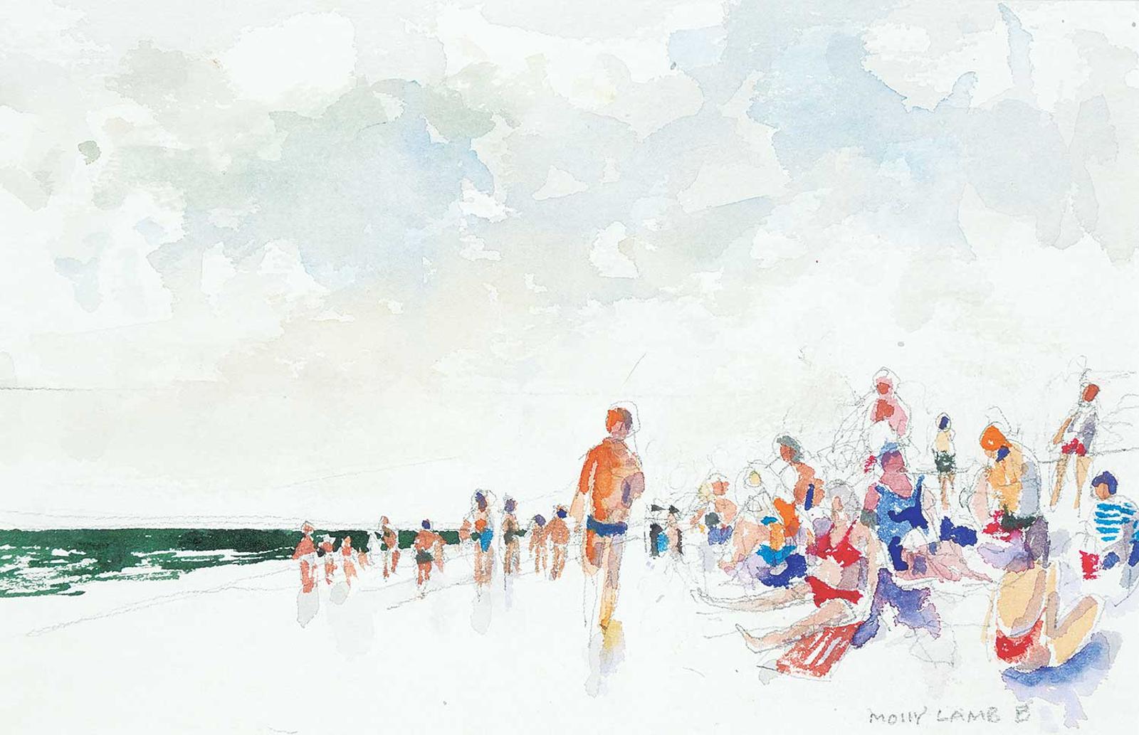 Molly Joan Lamb Bobak (1922-2014) - Beach [2]
