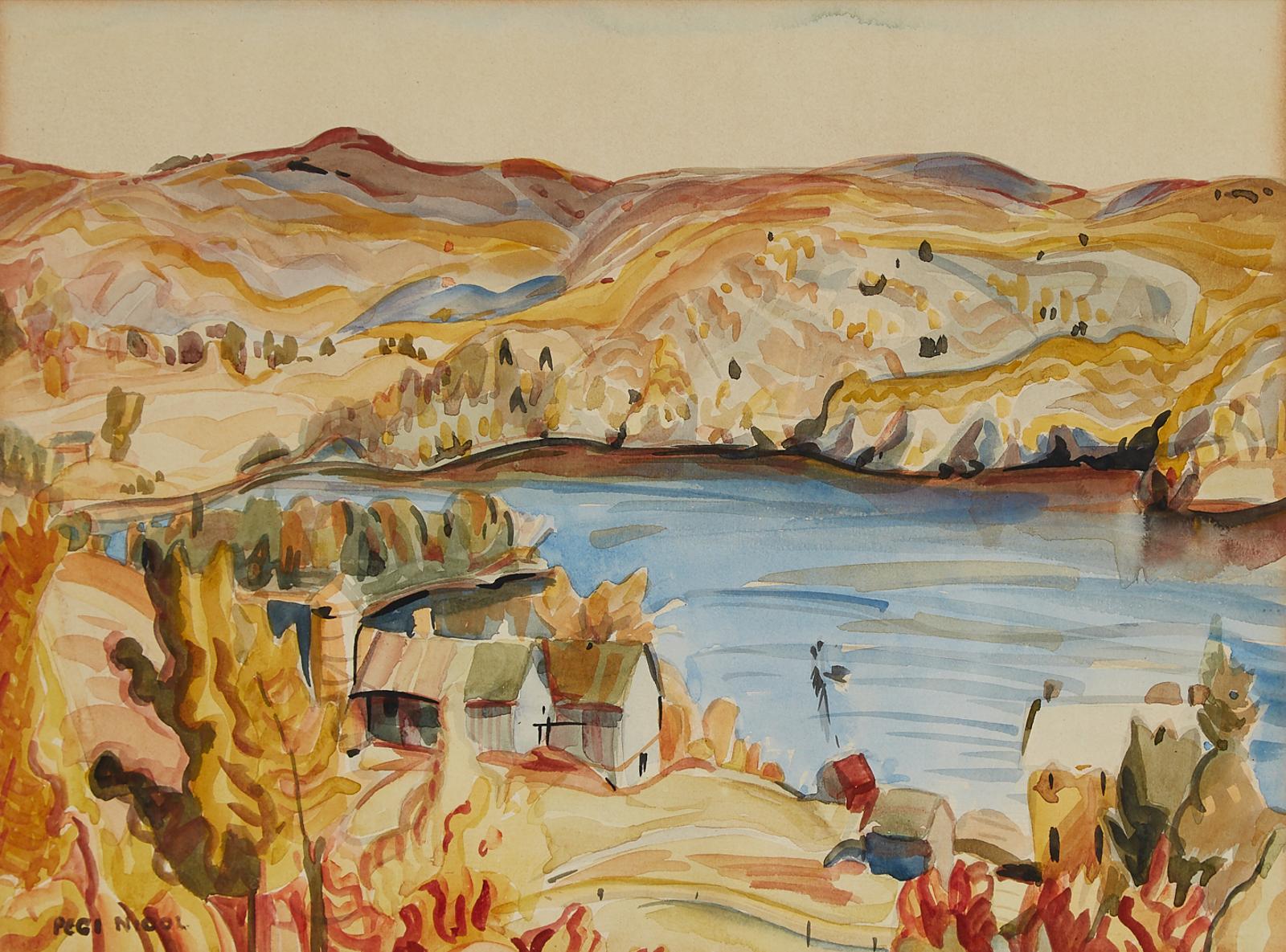 Pegi Margaret Kathleen Nicol MacLeod (1904-1949) - On The Gatineau River (North Of Ottawa)