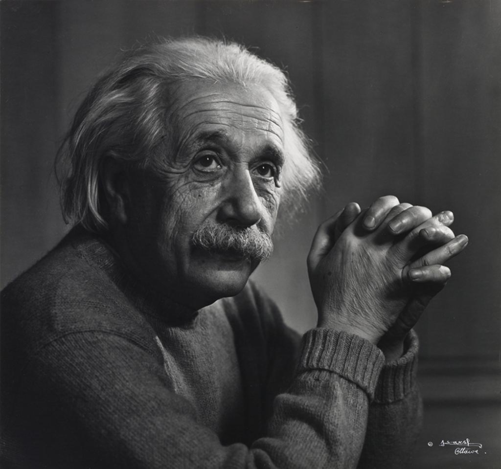 Yousuf Karsh (1908-2002) - Albert Einstein