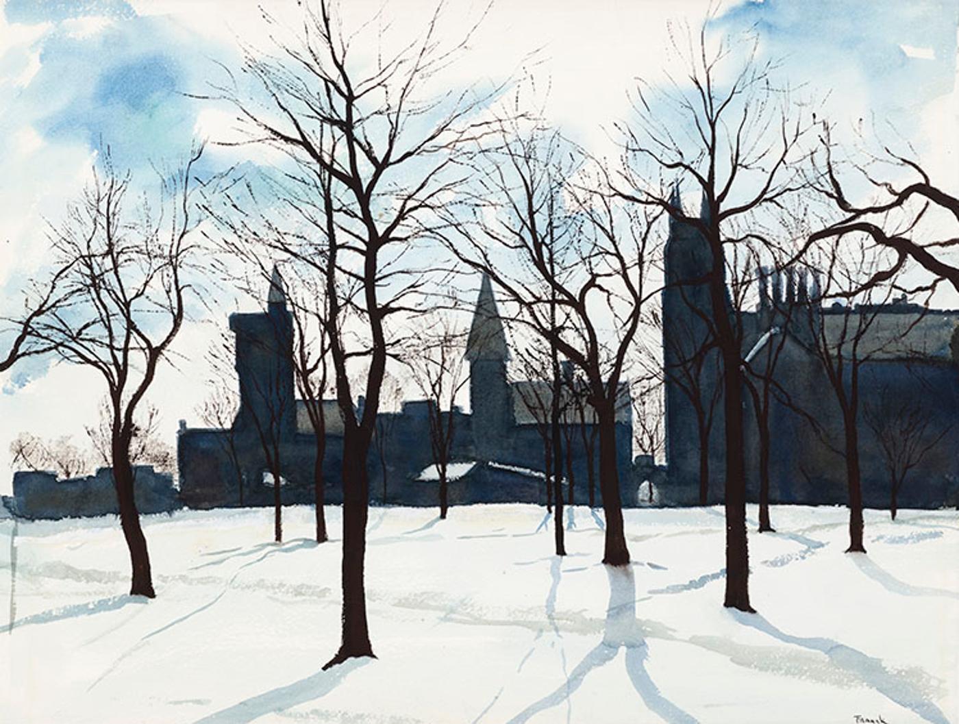 Albert Jacques Franck (1899-1973) - Winter Landscape, Hart House