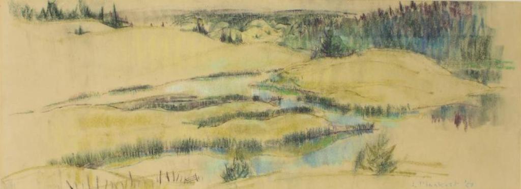 Joseph (Joe) Francis Plaskett (1918-2014) - Landscape with Lakes