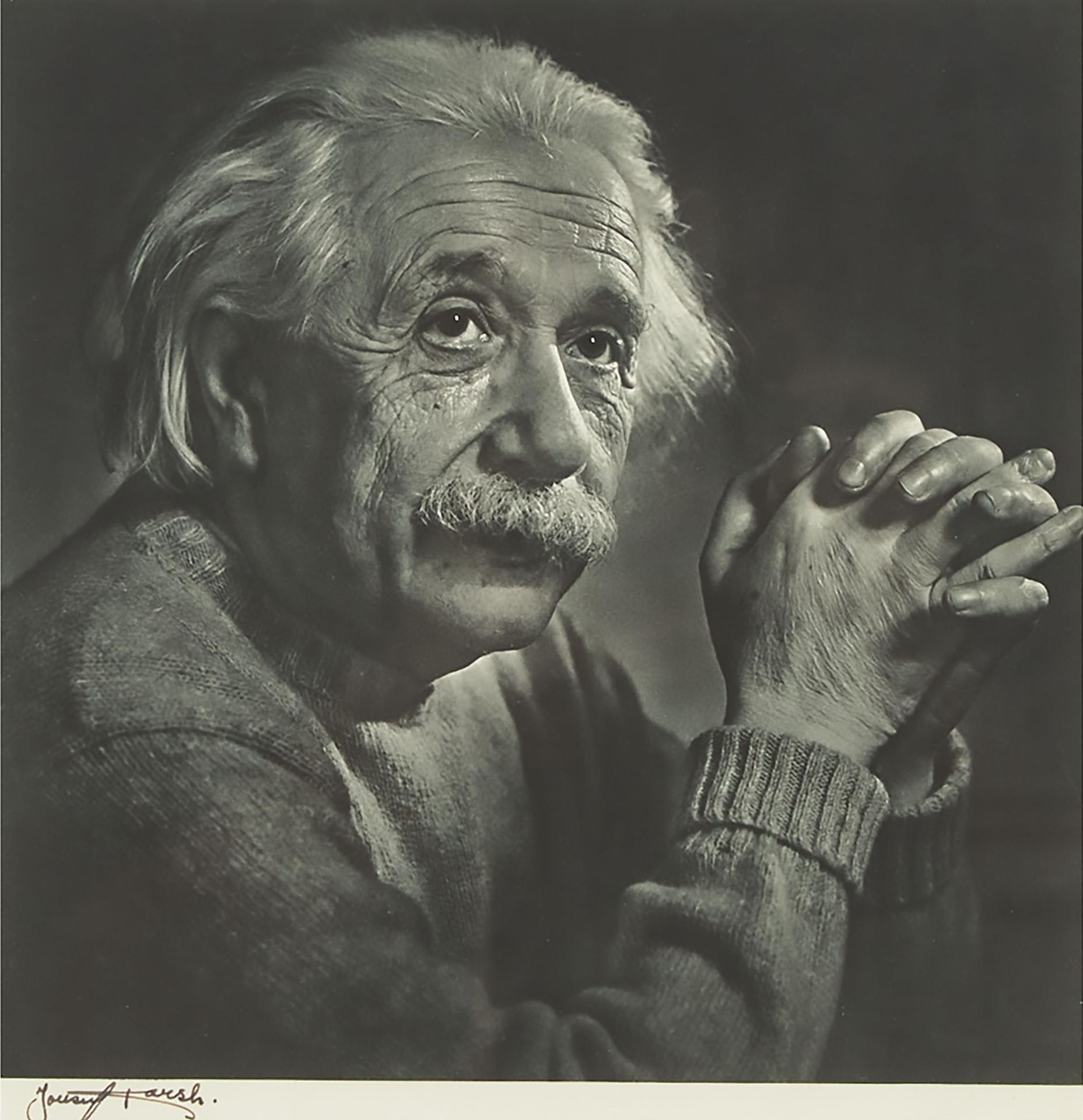 Yousuf Karsh (1908-2002) - Albert Einstein, 1948