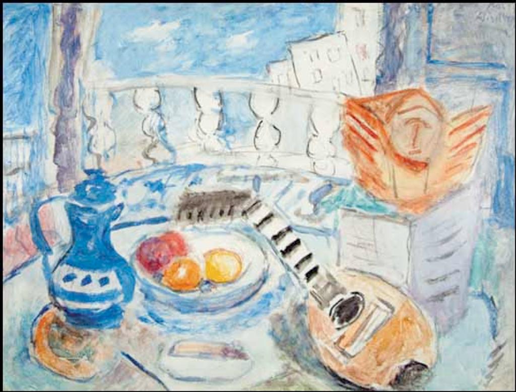 Rose Wiselberg (1908-1992) - Still Life with Blue Coffee Pot