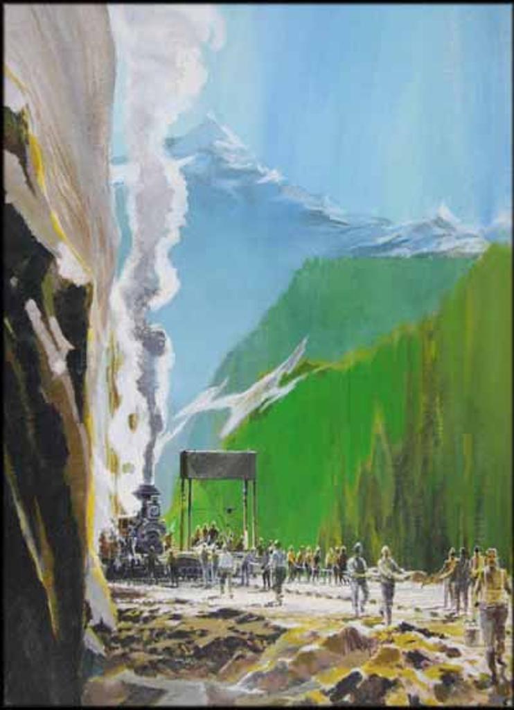 Rudy Kovach (1929-2006) - CPR Track Laying near Rogers Pass