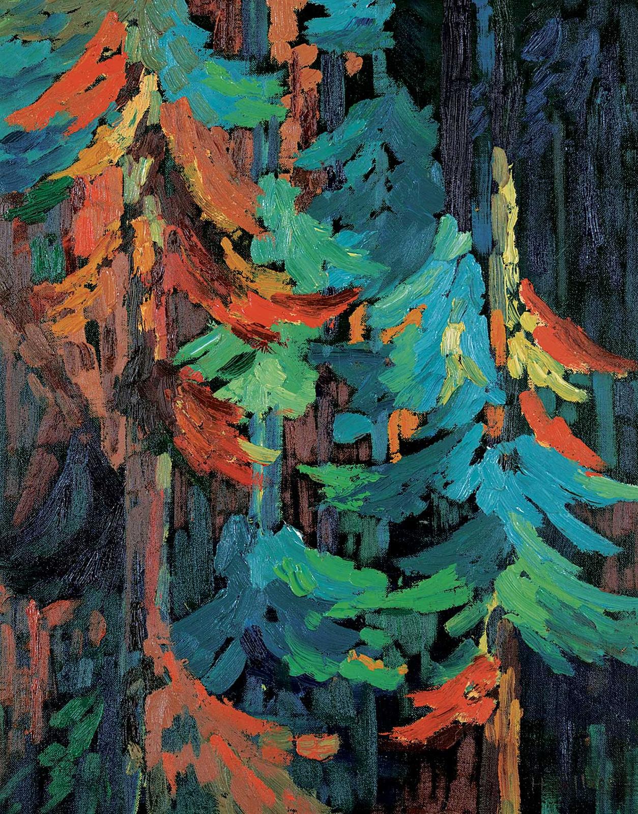 H. Wallace - Untitled - Colourful Boughs