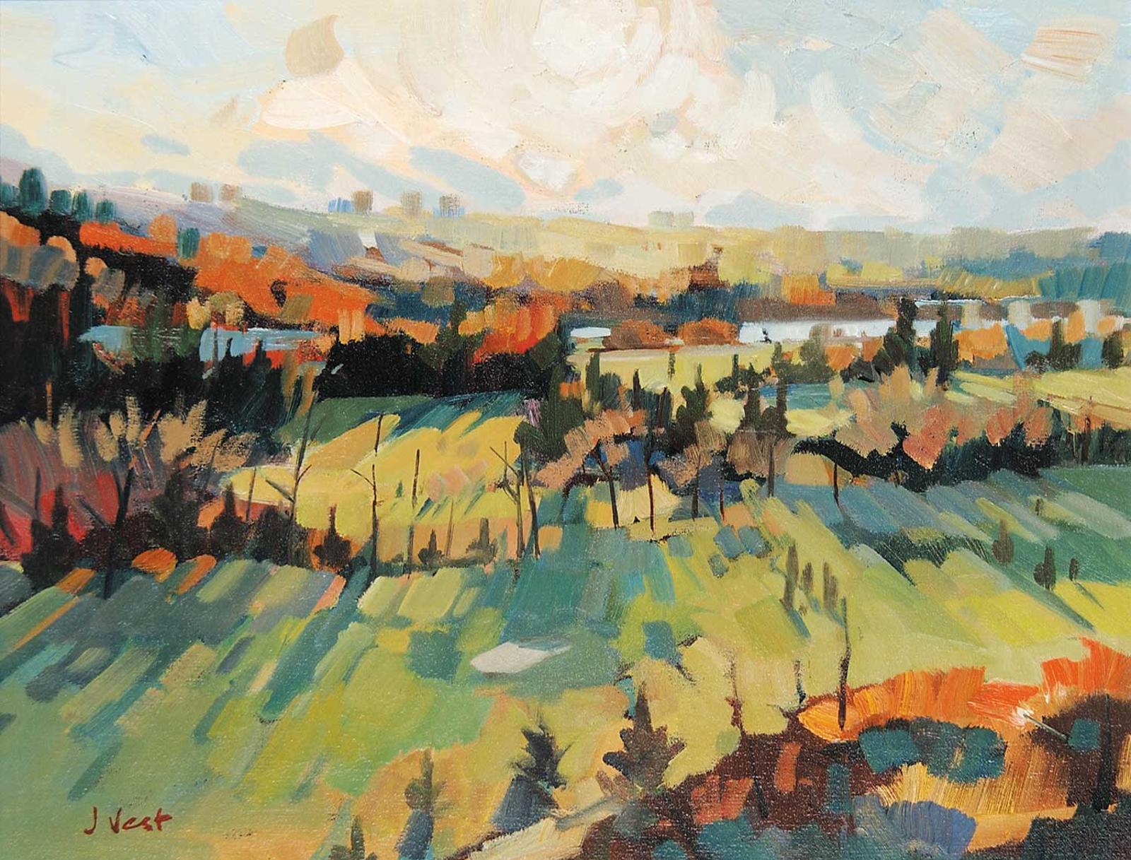 Jim Vest (1939) - Estn River Valley Scene - Sept.