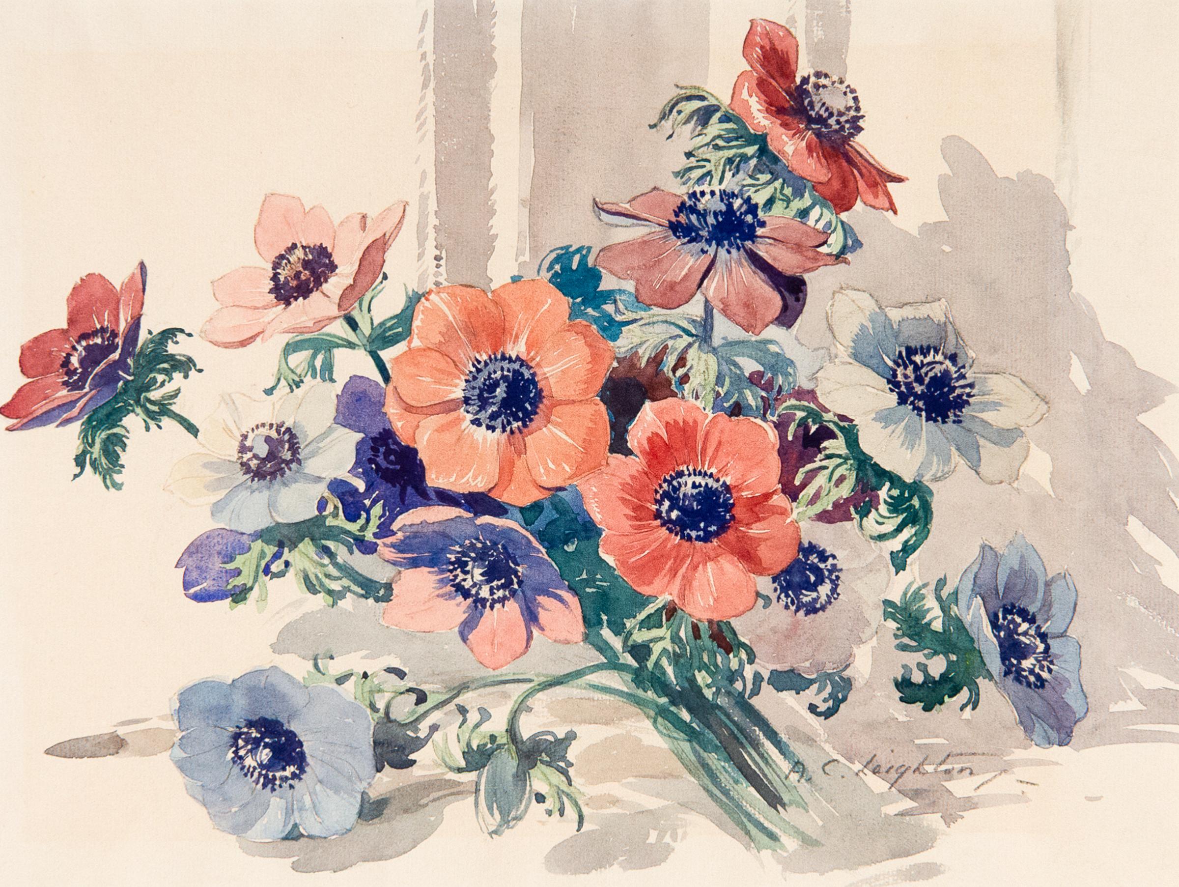 Alfred Crocker Leighton (1901-1965) - Anemones , n.d.