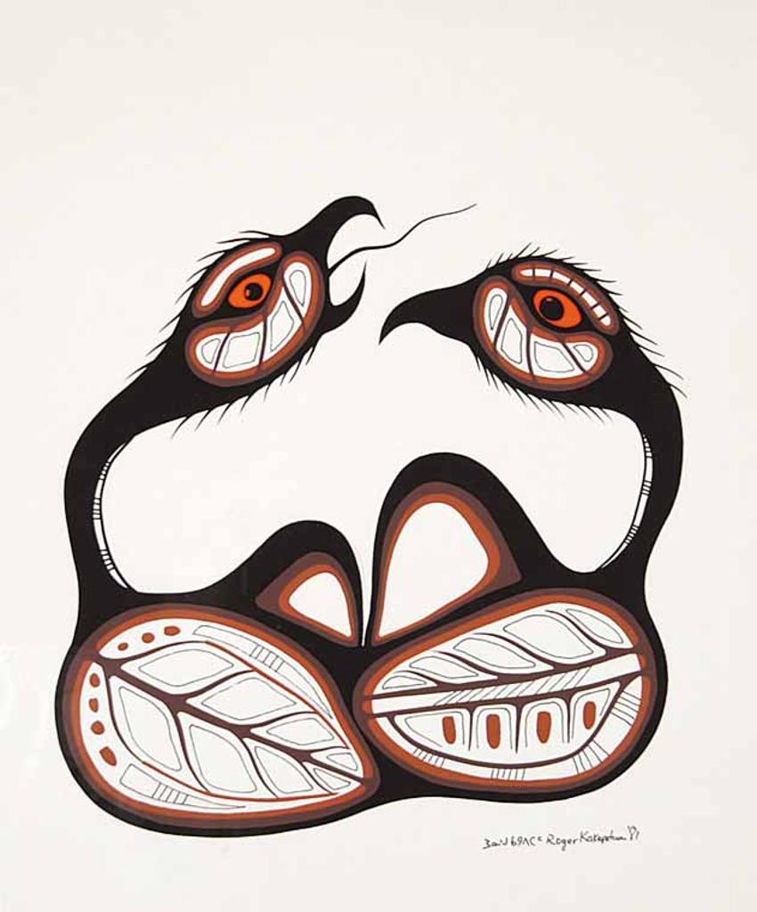 Roger Kakepetum - Untitled - Loon Couple