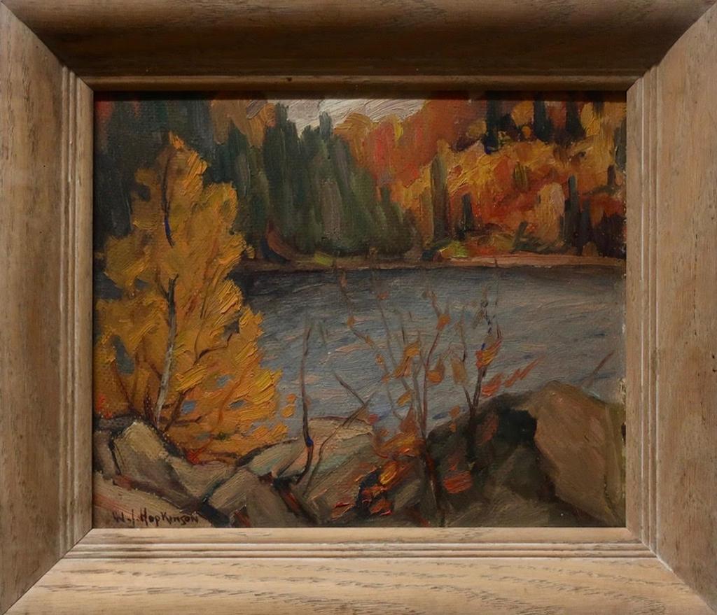 William John Hopkinson (1887-1970) - Untitled (Autumn Lake Scene)