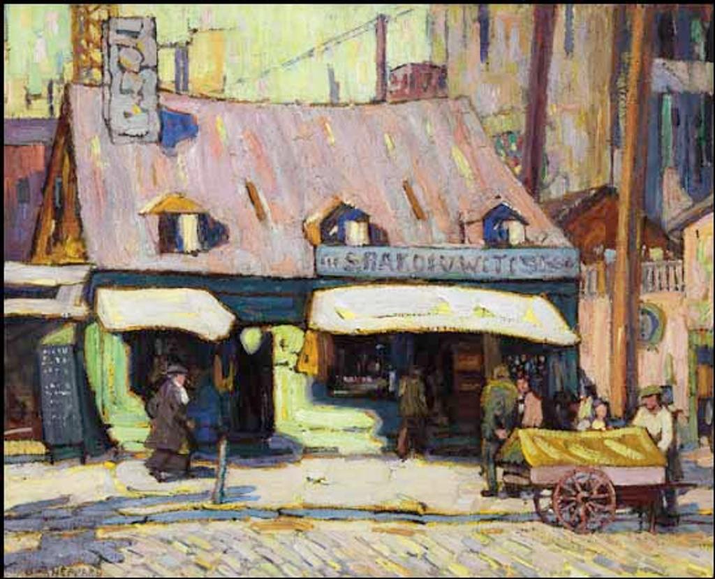 Peter Clapham (P.C.) Sheppard (1882-1965) - Market