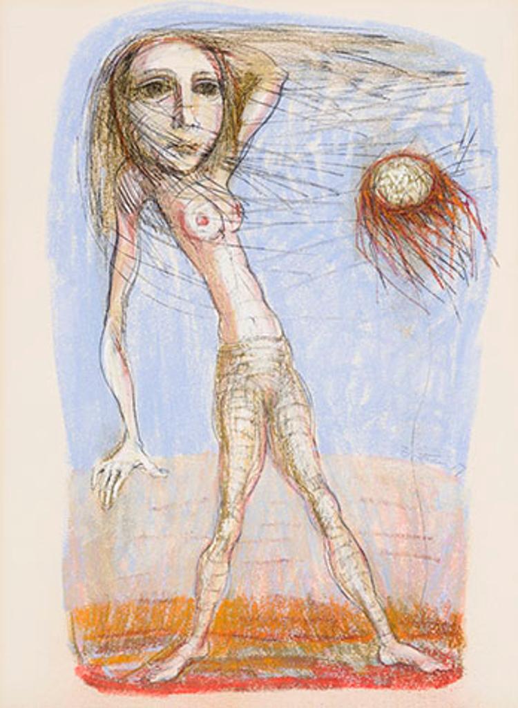 Miller Gore Brittain (1912-1968) - Nude in the Wind