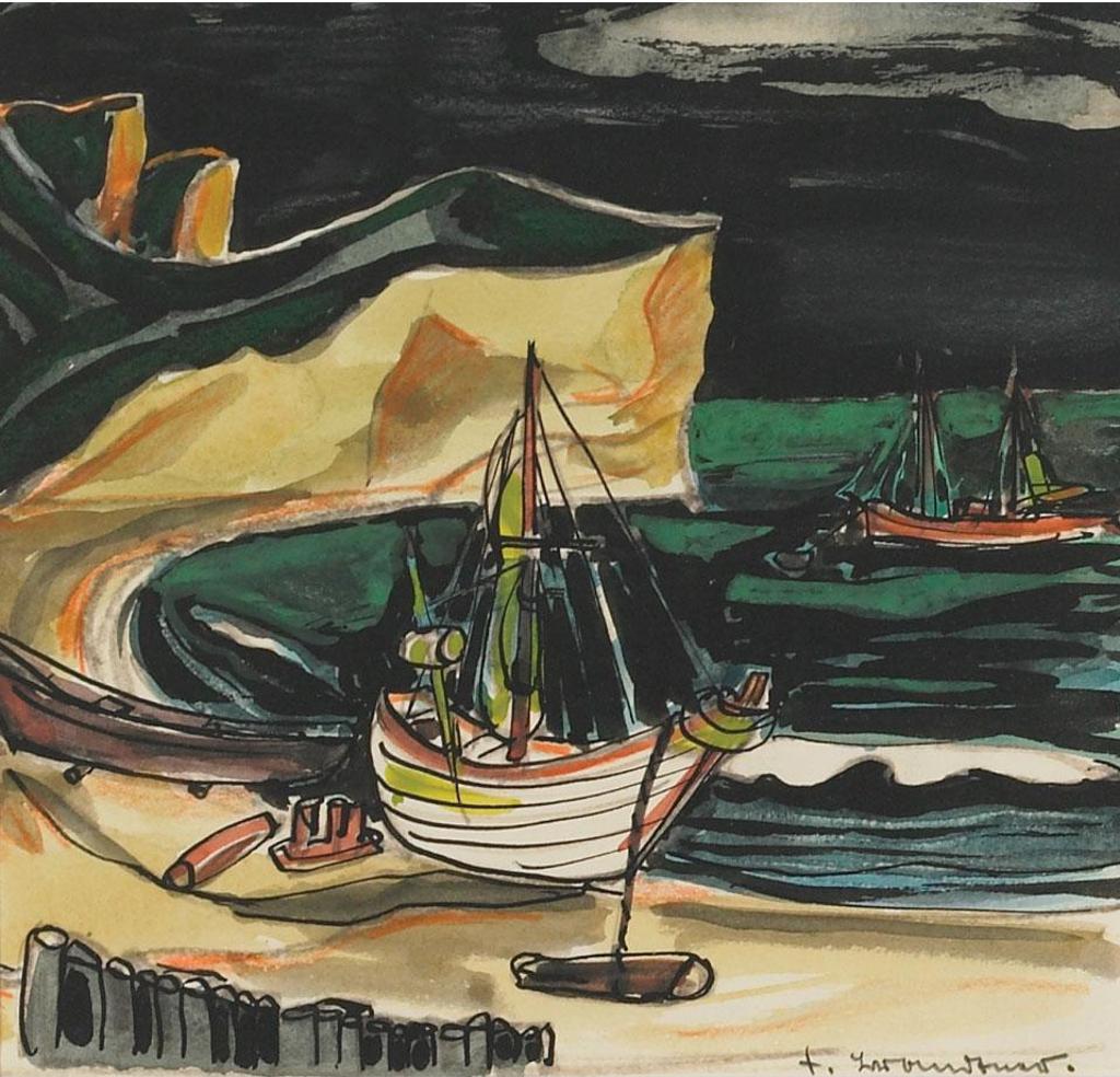 Fritz Brandtner (1896-1969) - Fishing Boats