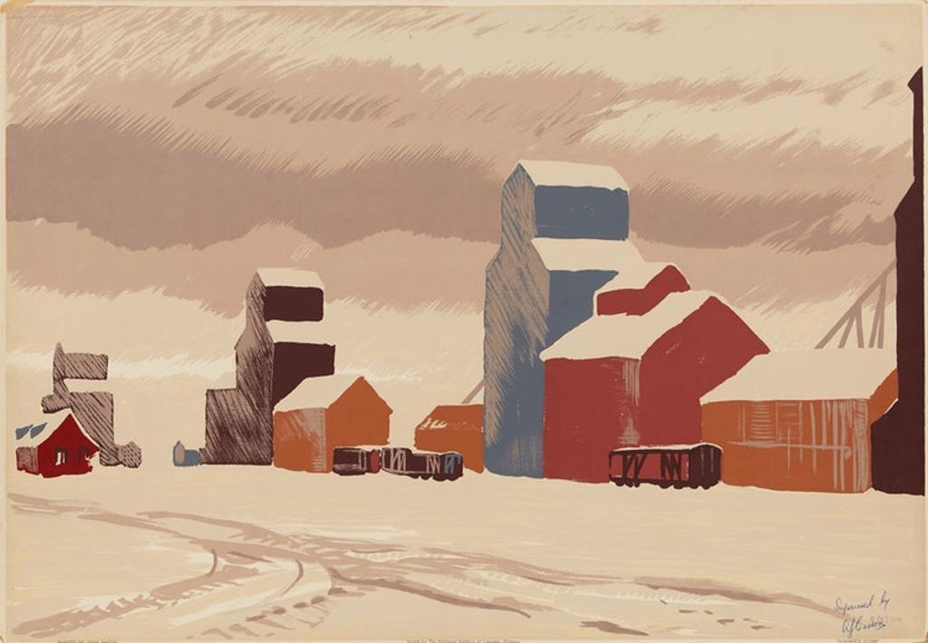 Arthur John Ensor (1905-1995) - Summer's Store; Winter Morning; Ice Cutting; Sugar Time- Quebec