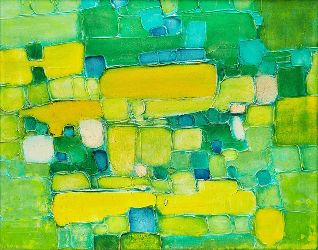 Victor Bourigaut (1941-2003) - Abstract in Green