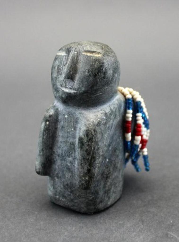 Eva Talooki Aliktiluk (1927-1995) - Grey stone and beads