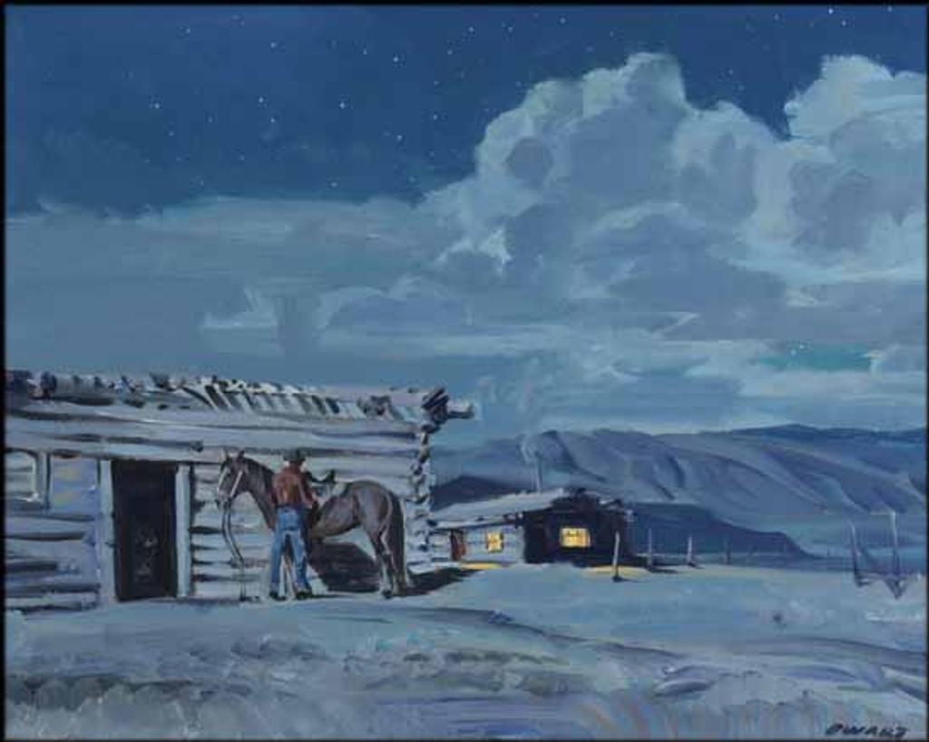Peter Maxwell Ewart (1918-2001) - Moonlight - Near Ashcroft, BC