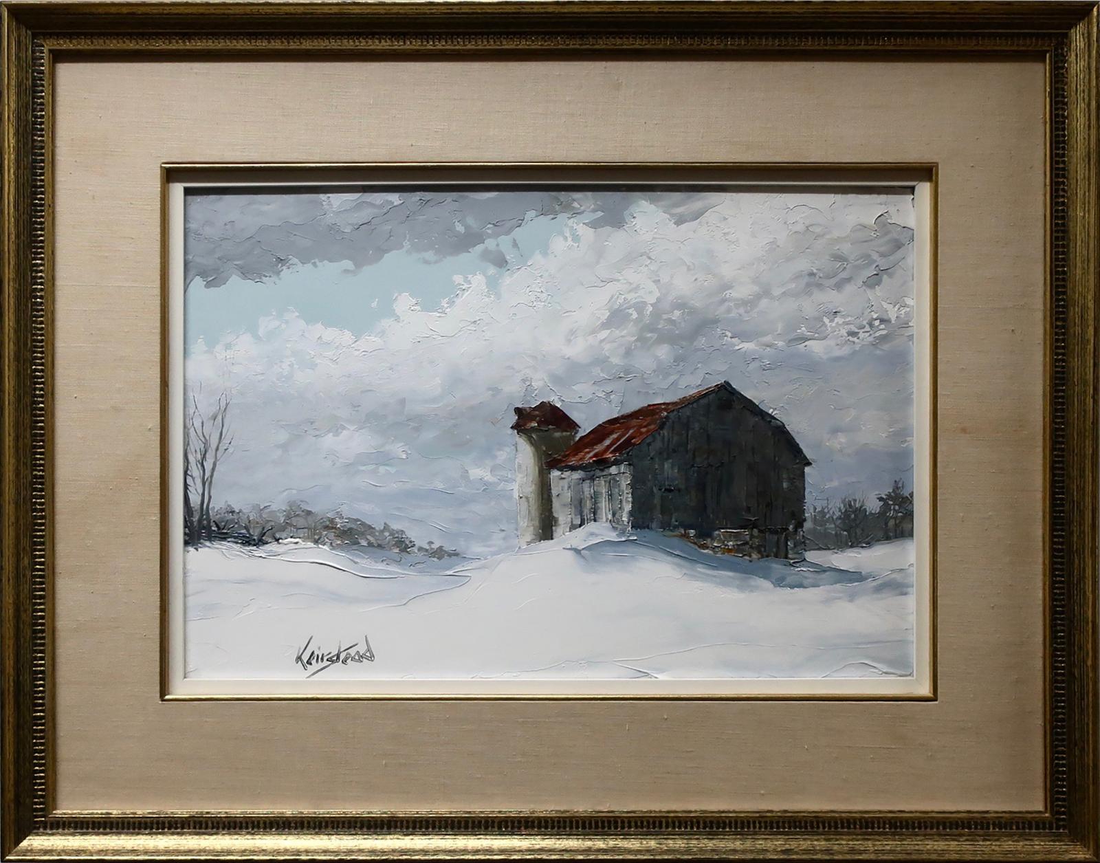 James Lorimer Keirstead (1932) - Untitled (Old Barn - Winter)