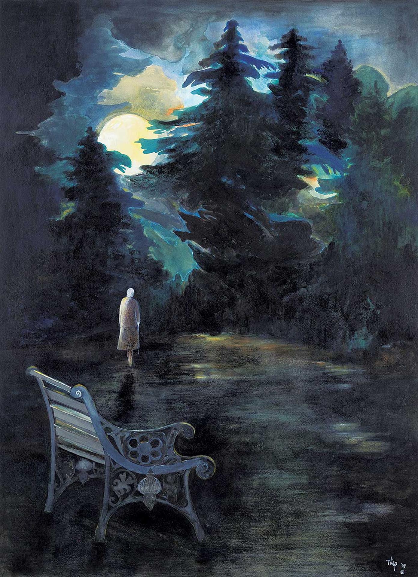 Thep Thavonsouk - Untitled - Lonely Night Walk