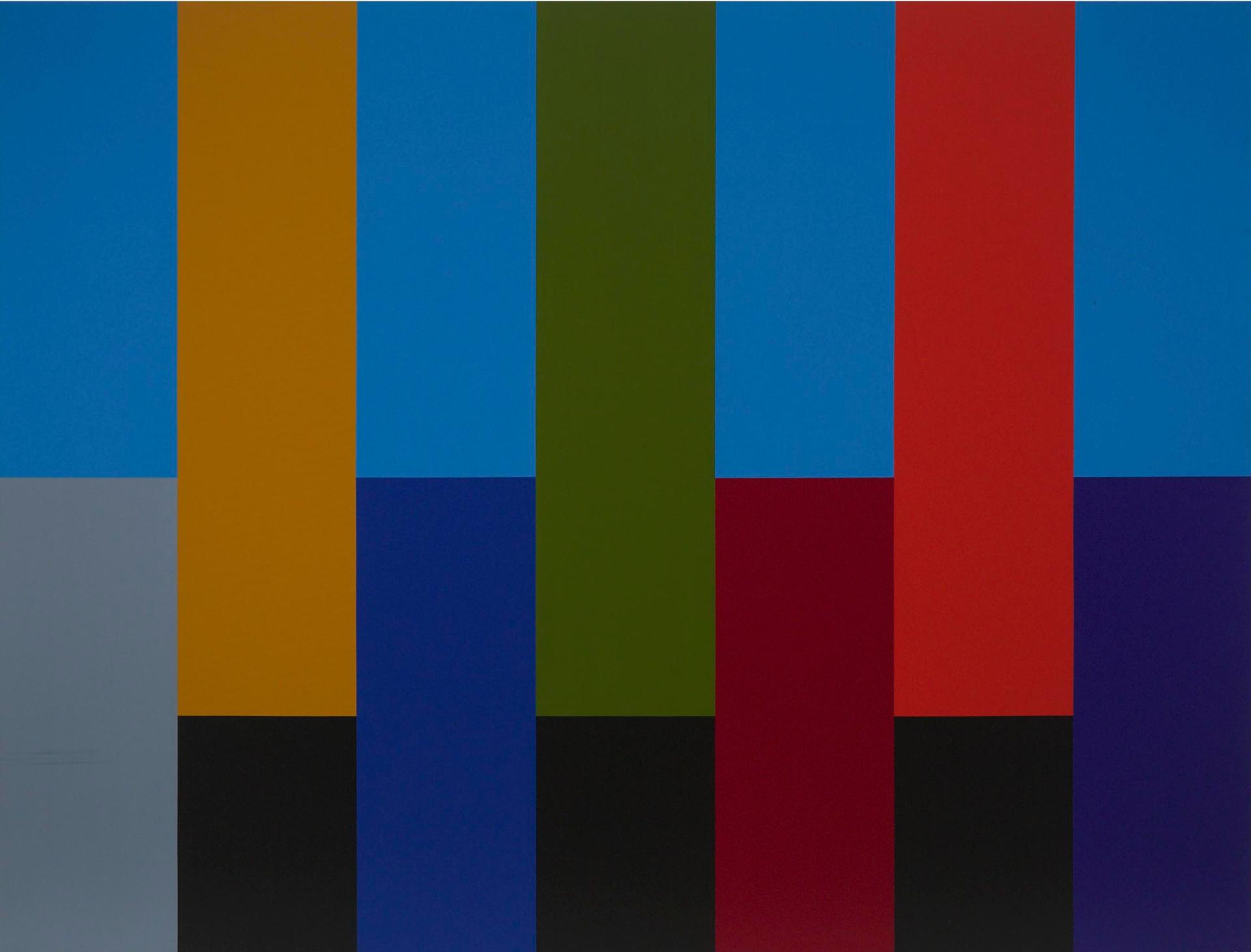 Clive D'Oliveira (1955-2019) - COLOUR BARS #7, 2000