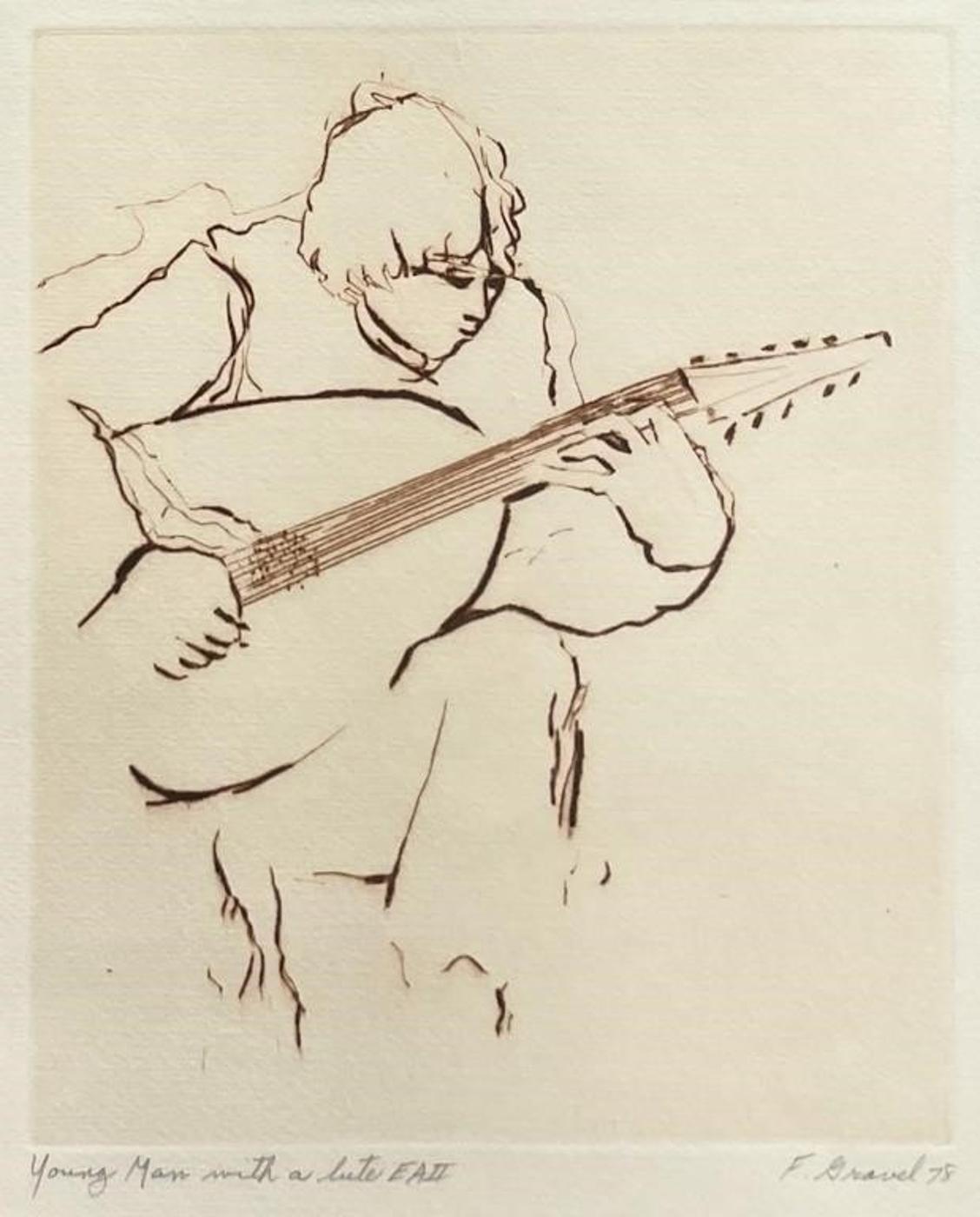 Francine Gravel (1944) - etching on paper