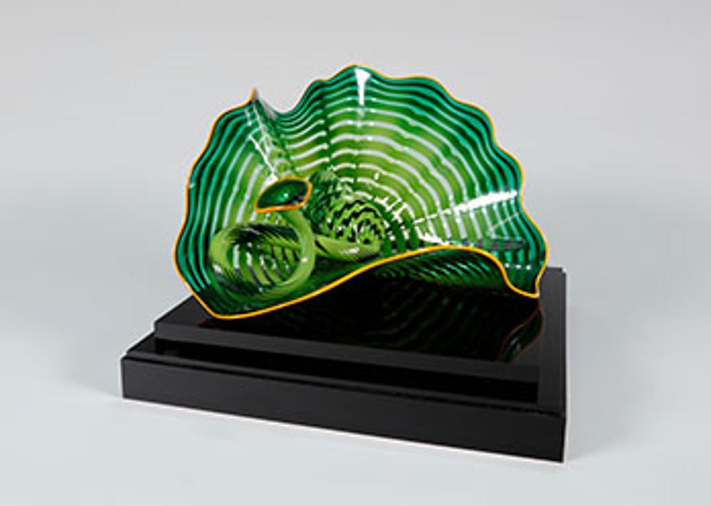 Dale Chihuly (1941) - Celtic Emerald Persian Pair