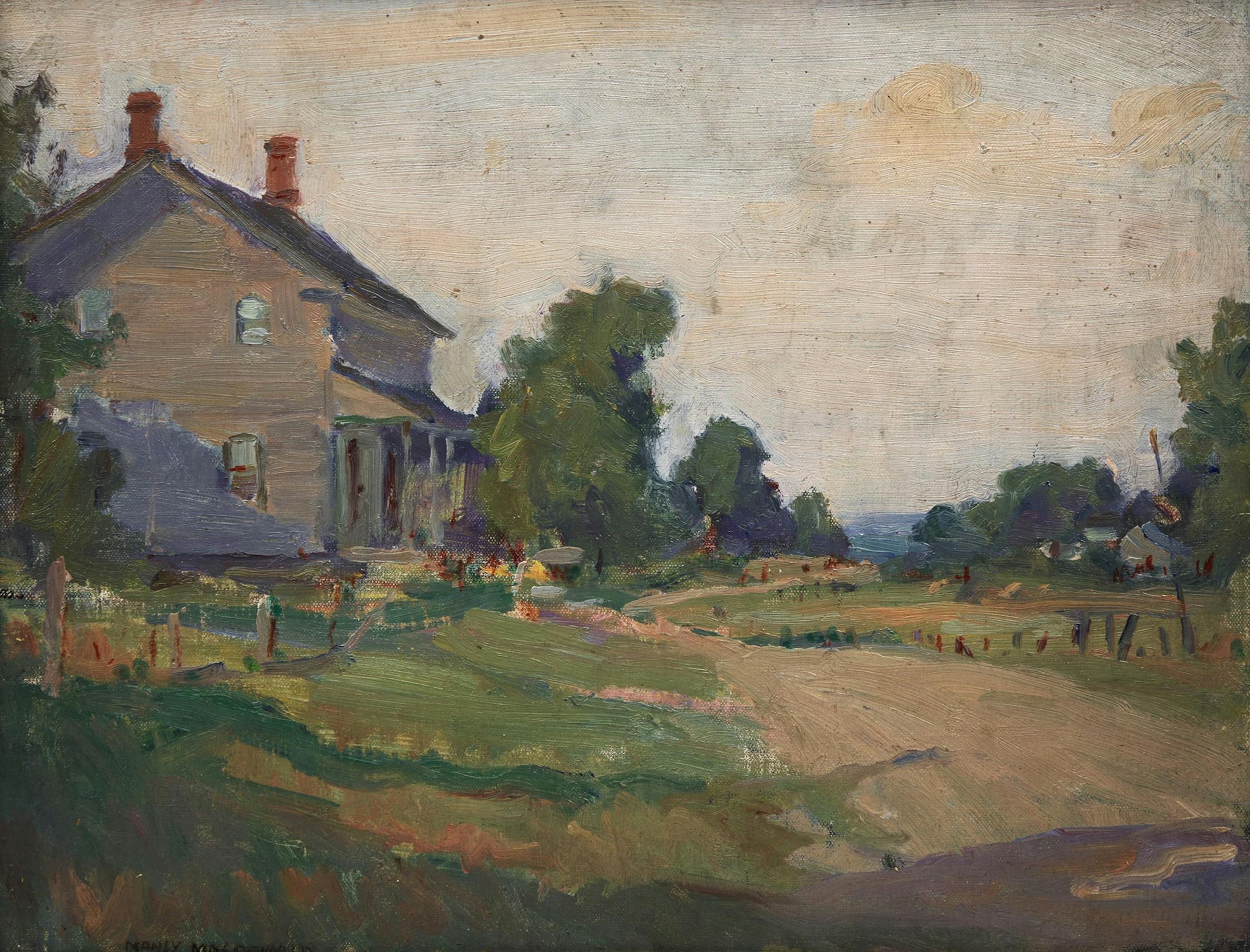 Manly Edward MacDonald (1889-1971) - Country House and Road