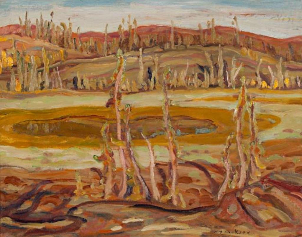 Alexander Young (A. Y.) Jackson (1882-1974) - Northern Pool; Red Rocks, NWT