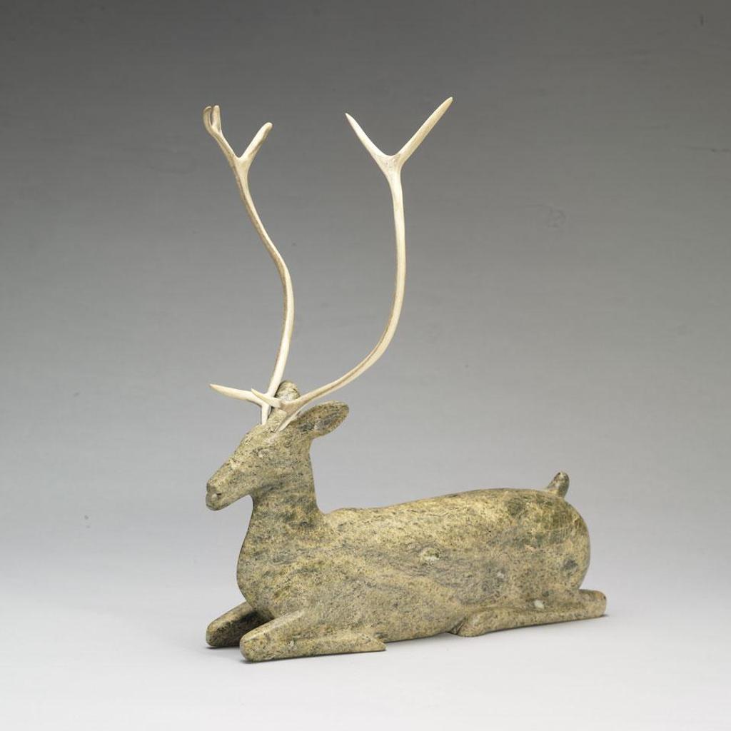 Osuitok Ipeelee (1923-2005) - Reclining Caribou