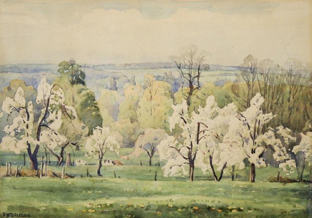 Frederick Henry Brigden (1871-1956) - Orchard In Spring