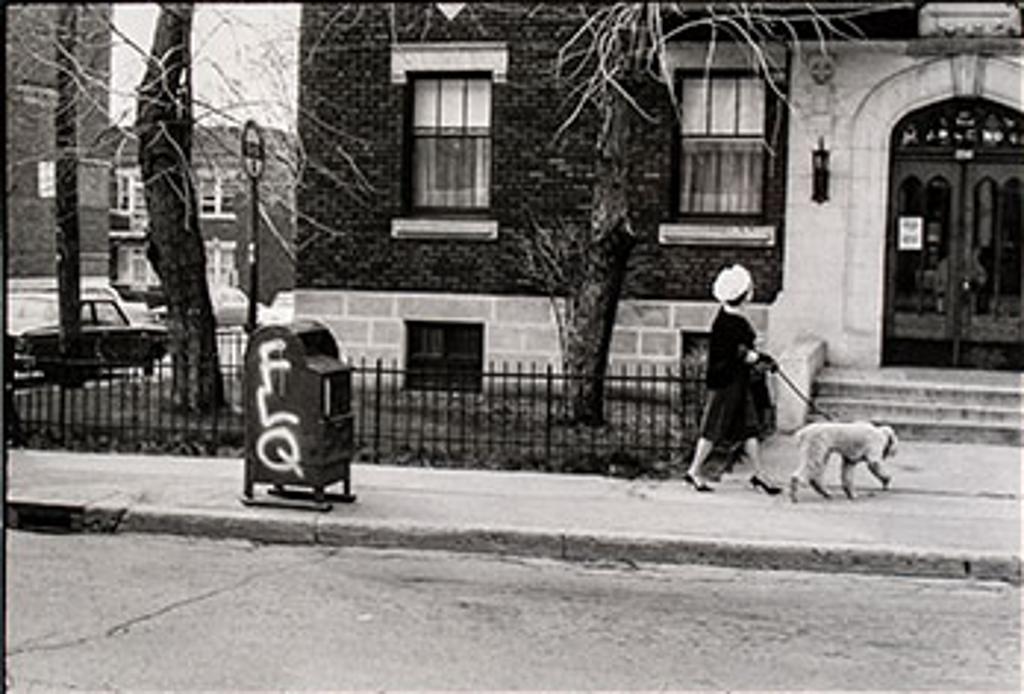 Henri Cartier-Bresson (1908-2004) - FLQ Mailbox, Quebec, Canada, 1965