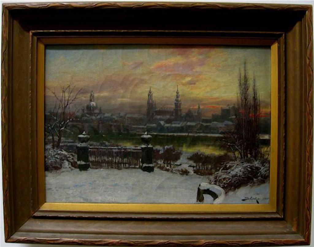 Jacques Matthias Schenker (1854-1927) - View Of Dresden