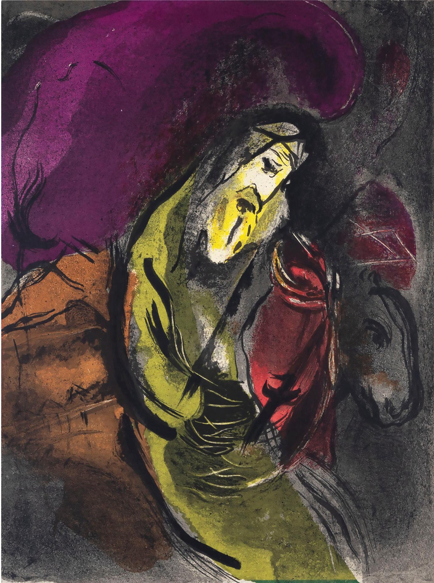 Marc Chagall (1887-1985) - Jeremiah And Les Prophètes, From Dessins Pour La Bible, 1956 [m. 139-144; C. Books 25]