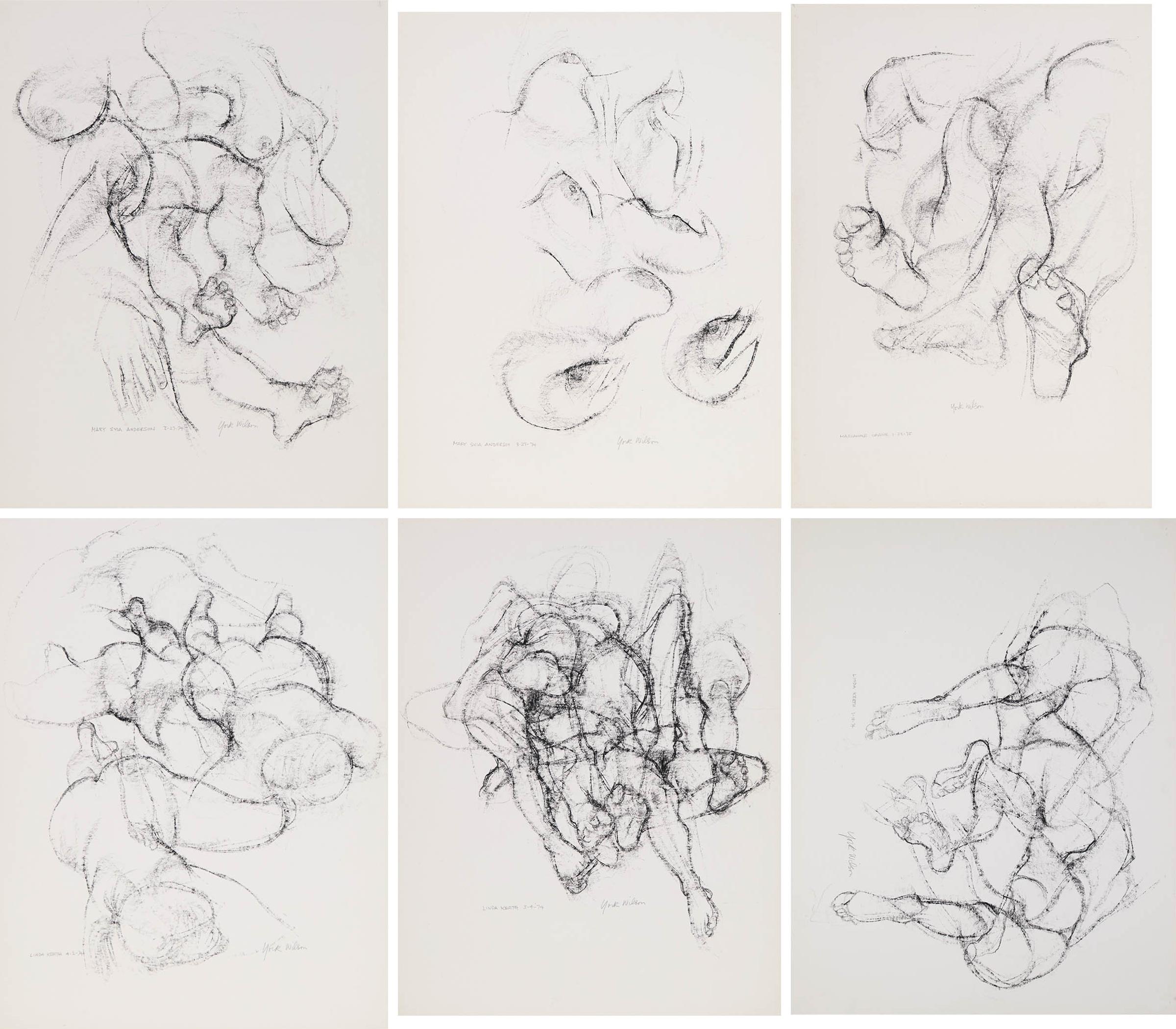 Ronald York Wilson (1907-1984) - Six Life Drawings