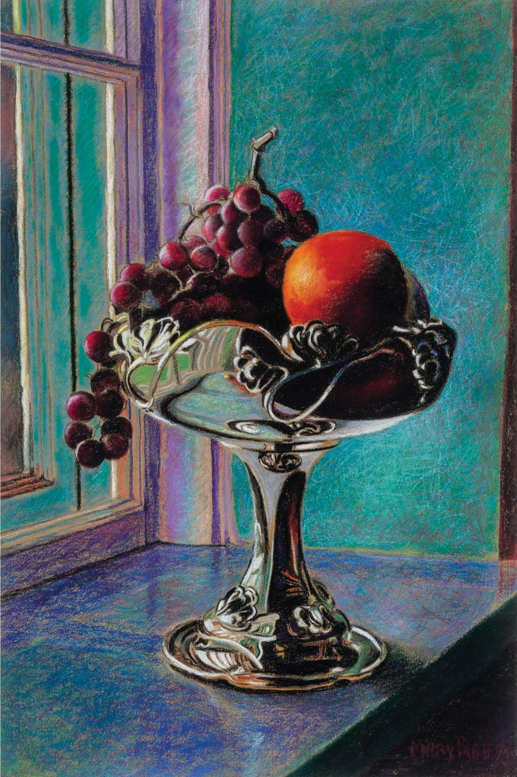 Mary Frances West Pratt (1935-2018) - Fruit In The Dining Room Window, 1995