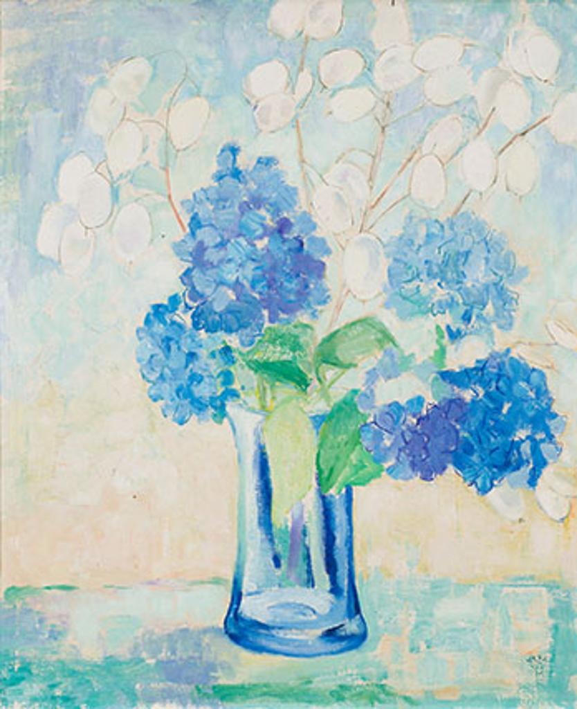 Vera Olivia Weatherbie (1909-1977) - Blue Vase with Flowers