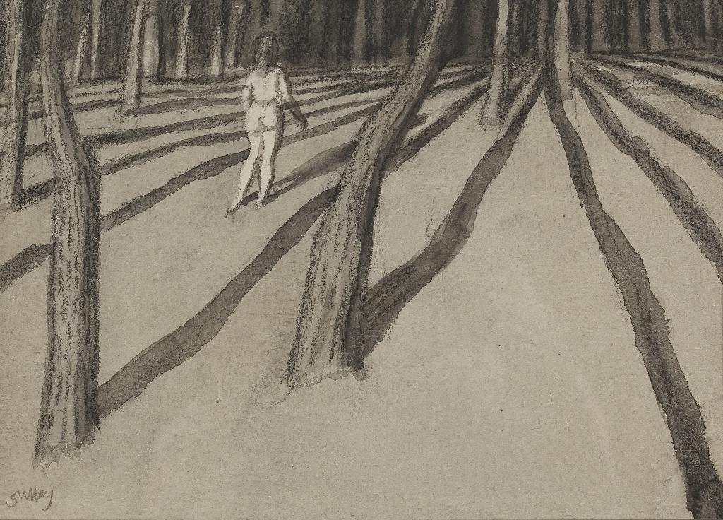 Philip Henry Howard Surrey (1910-1990) - Standing Figure; Girl In Forest; Seated Nude; Shoes And Pail