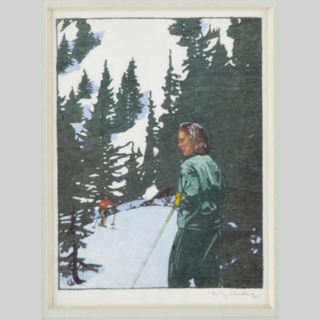 Walter Joseph (W.J.) Phillips (1884-1963) - Ski Trail, 1945