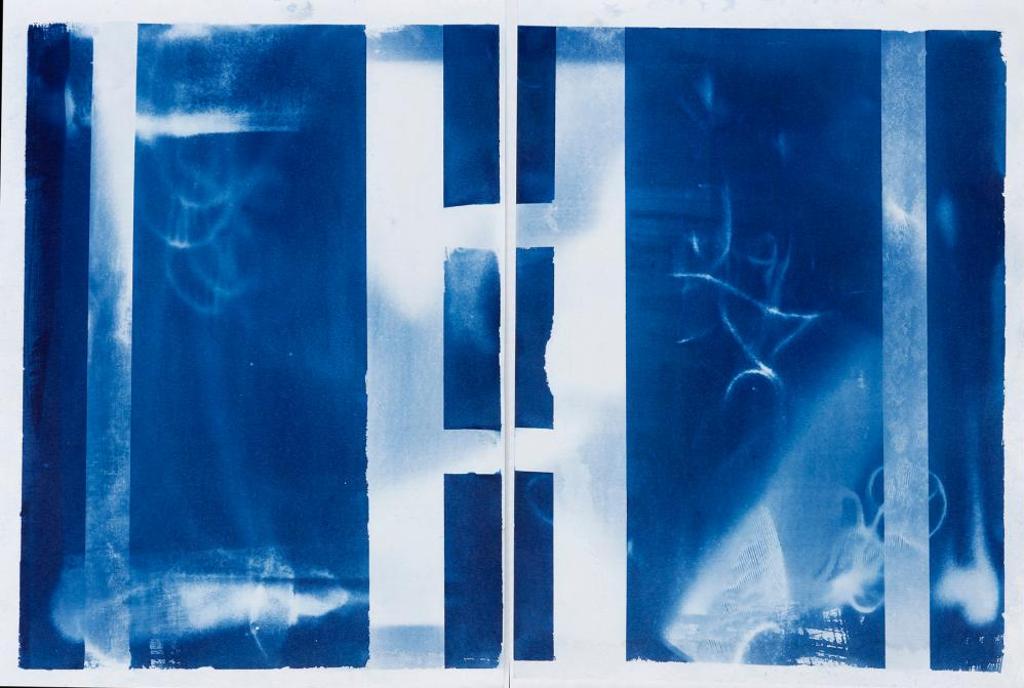 Sheldon Brown (1988) - Untitled - Cyanotype Diptych