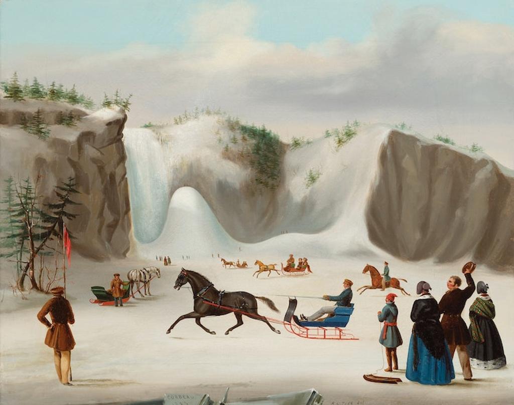 Robert Clow Todd (1809-1866) - Corbeau at Montmorency Falls