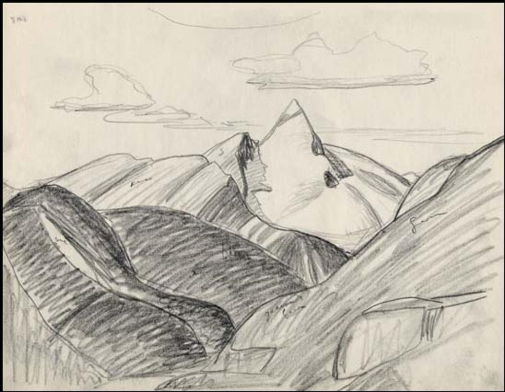 Lawren Stewart Harris (1885-1970) - Sketch for Isolation Peak
