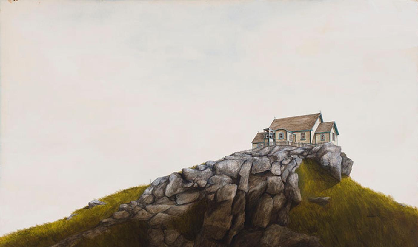 Michael Peter French (1951) - Silent Bell, Stone Valley